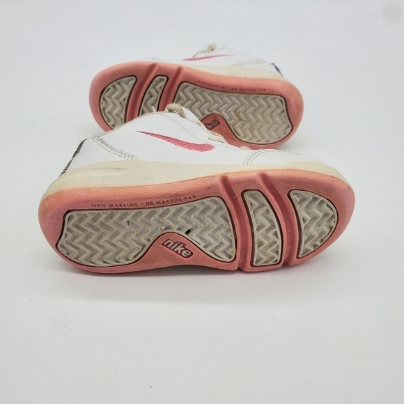 Nike Shoes Baby 7C Girl Gym Sneaker White Pink #309828-161 Vintage - Picture 7 of 12
